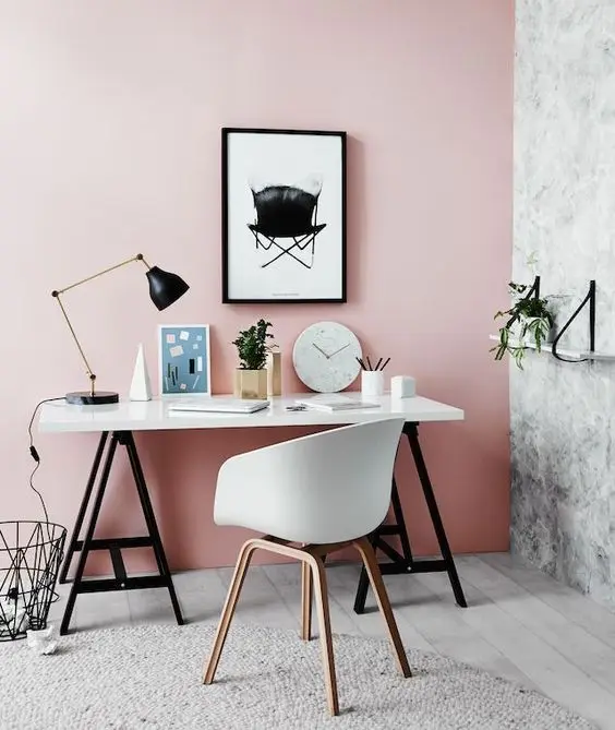 small scandinavian home office