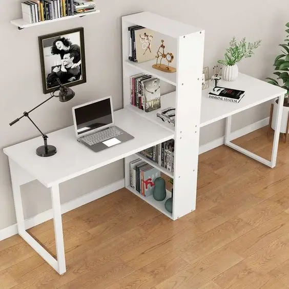 double home office desk