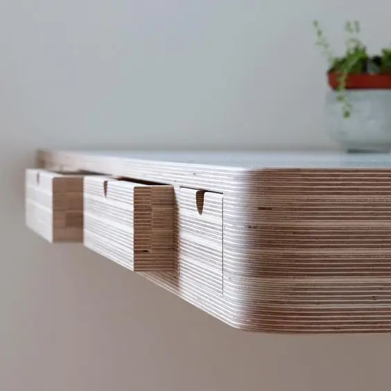 shelf with drawers