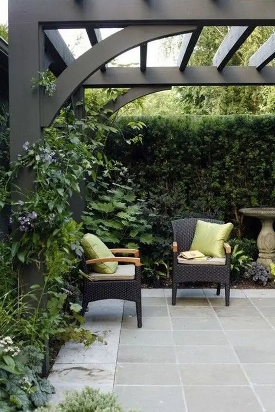 patio with pergola
