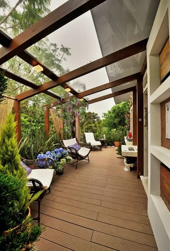 cosy modern patio