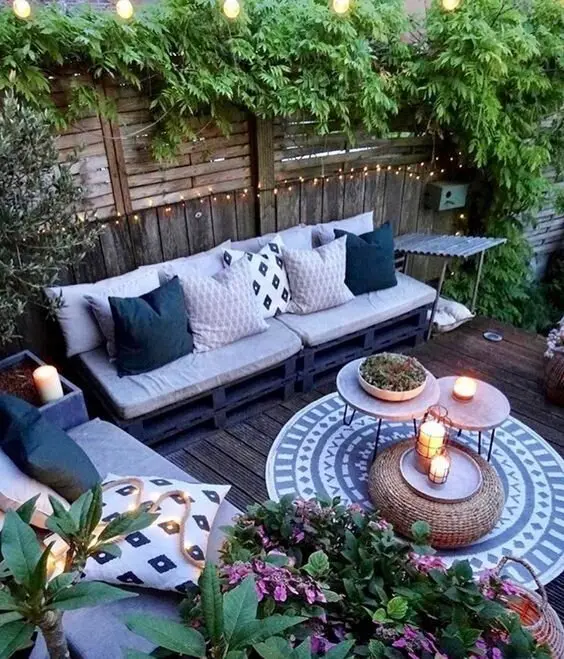 boho chic deck