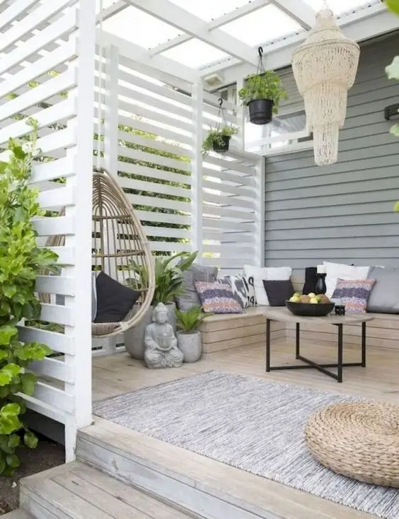cosy cottage deck