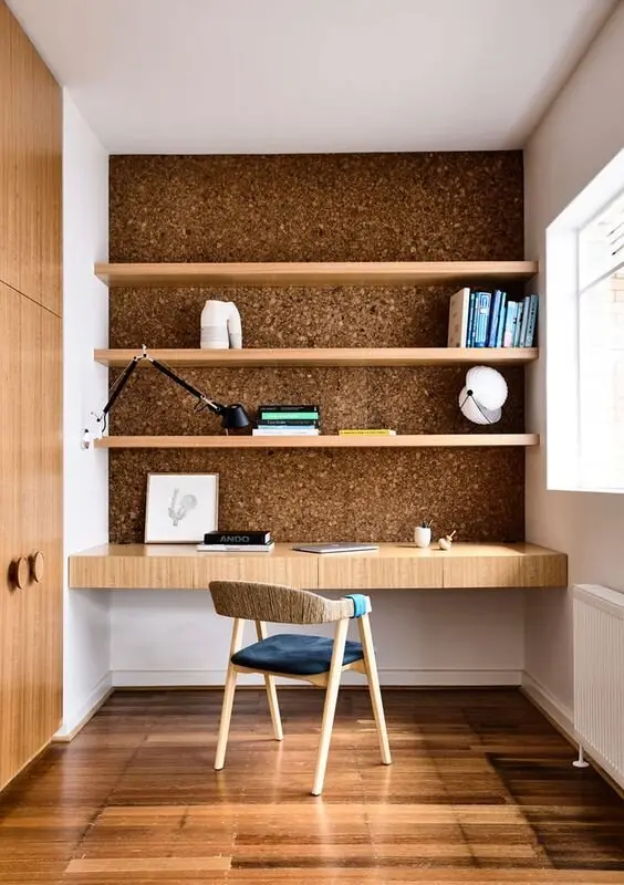 rustic modern home office