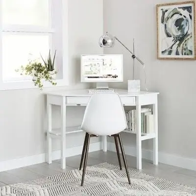 tiny corner home office