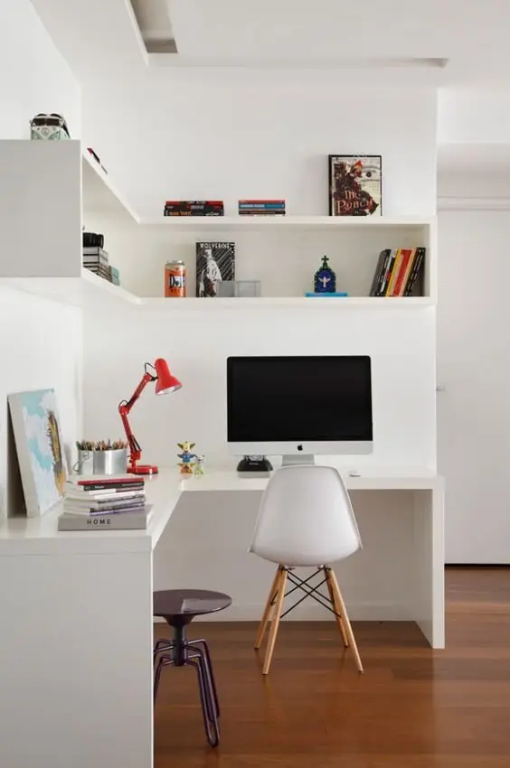 corner home office