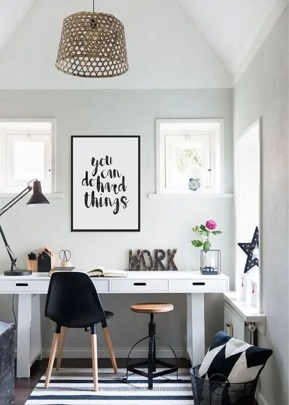 small modern home office