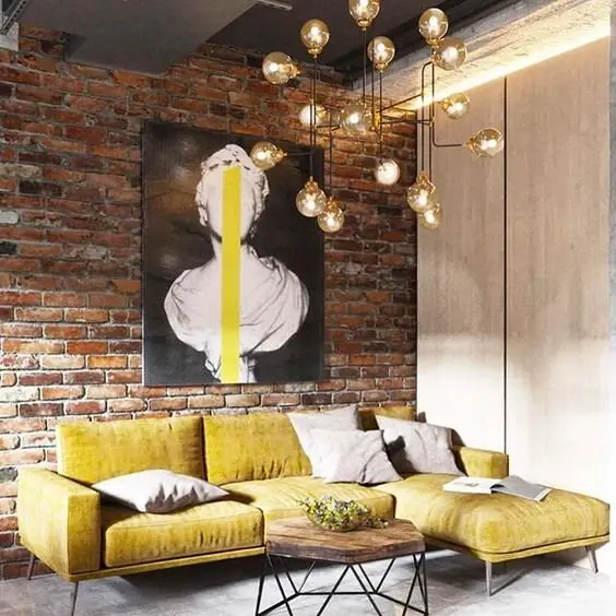 small industrial living room