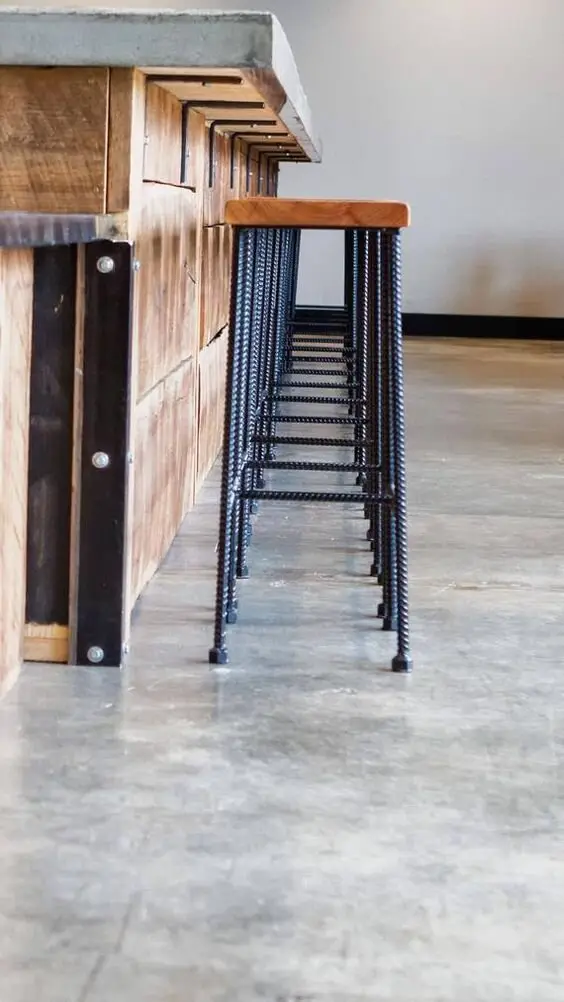rebar bar stools