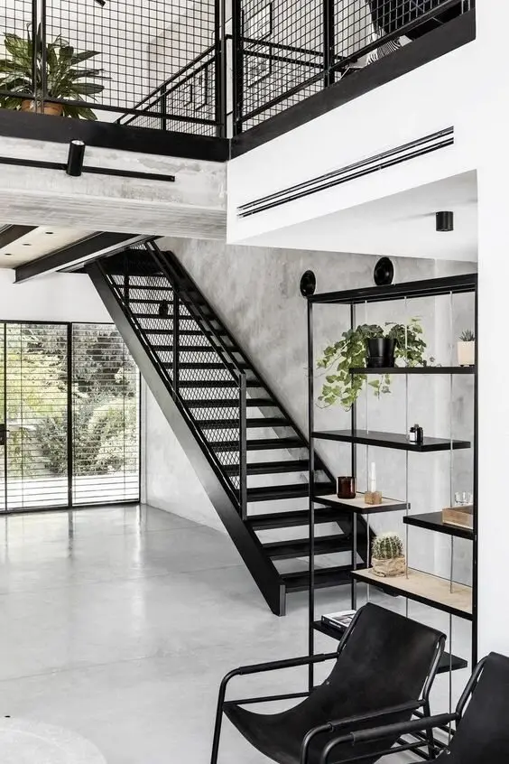 chic black and white interiors