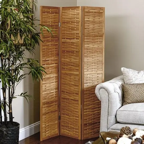 weaved bamboo screen