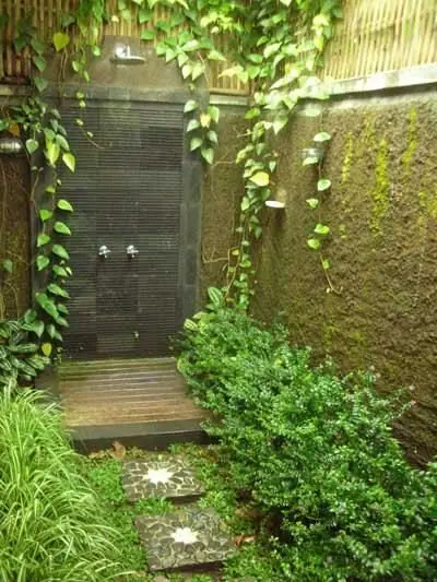 exotic outdoor shower