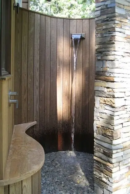 waterfall shower