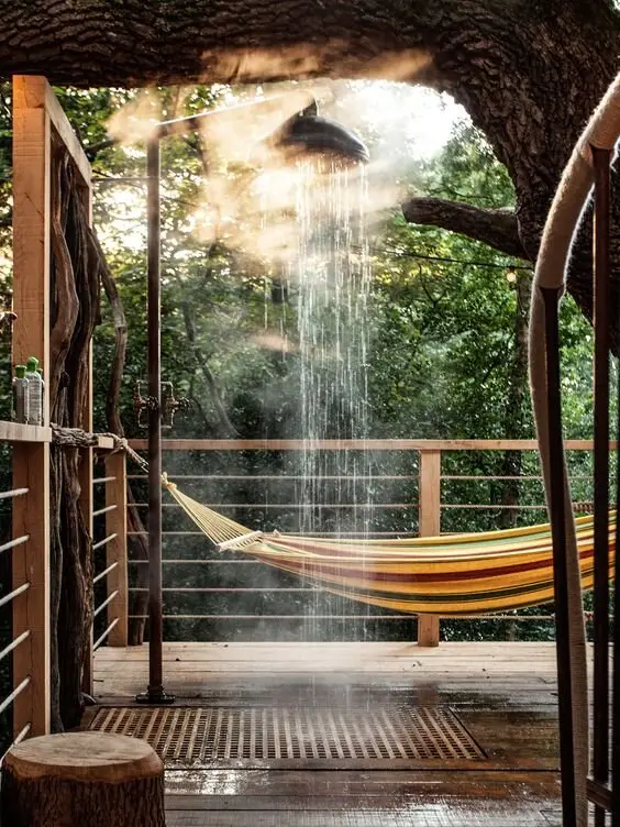 verandah outdoor shower
