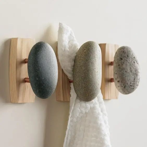 stone towel holder