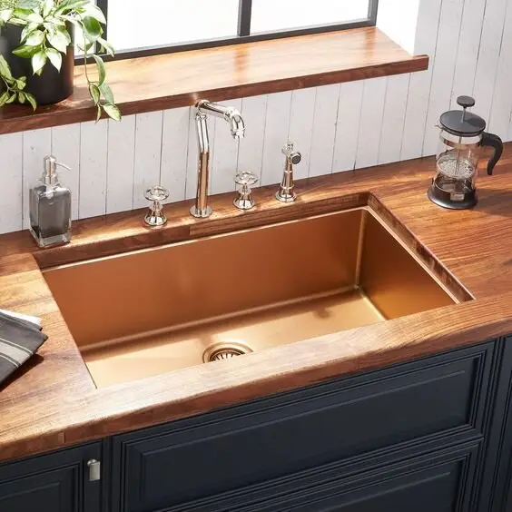 copper kitchen sink