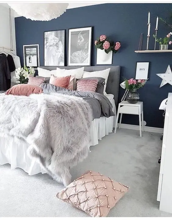 blue girls bedroom