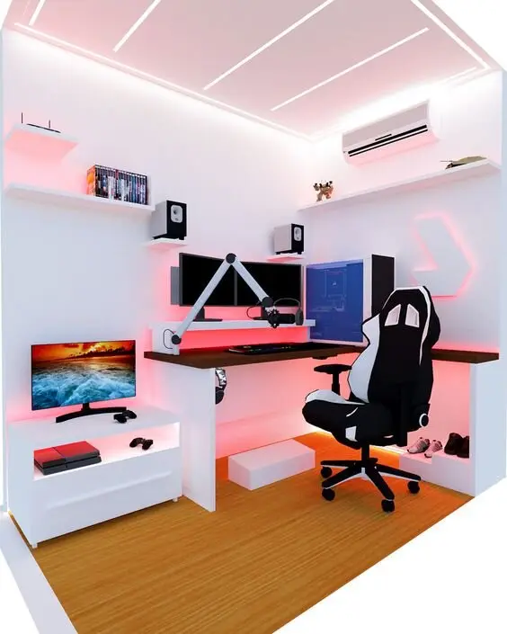 white game room