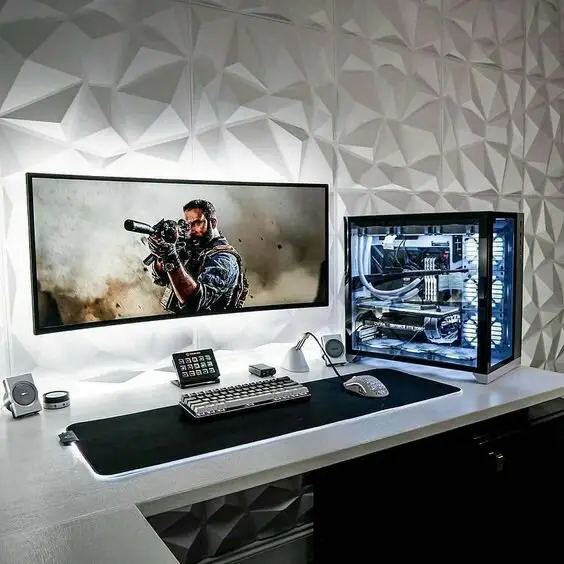 game room panelled walls