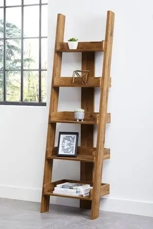 diy ladder shelf