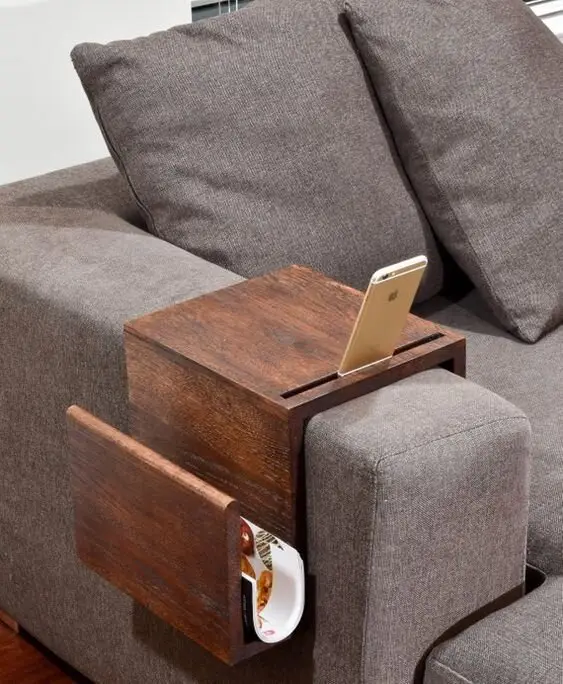 couch arm organiser