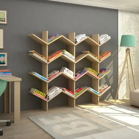 chevron shelves