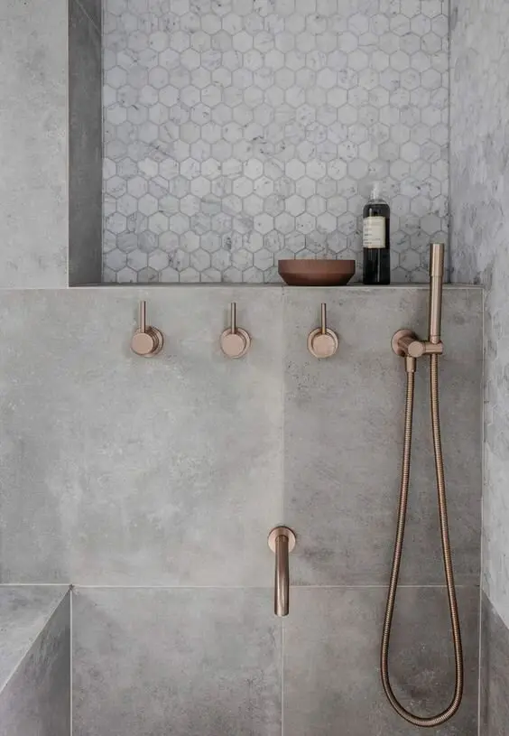copper bathroom fixtures