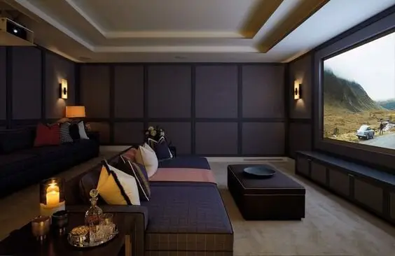 elegant home theater
