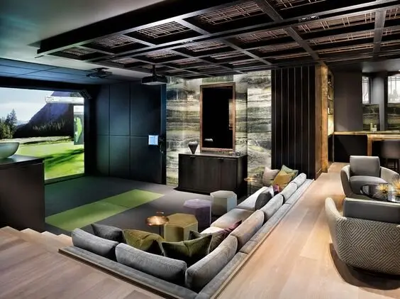 home entertainment room