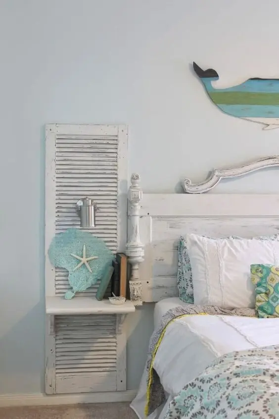 shabby chic headboard