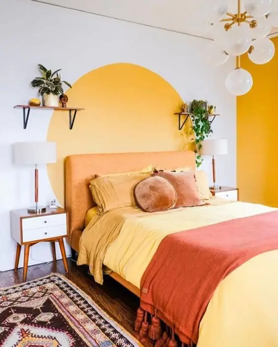 painted headboard