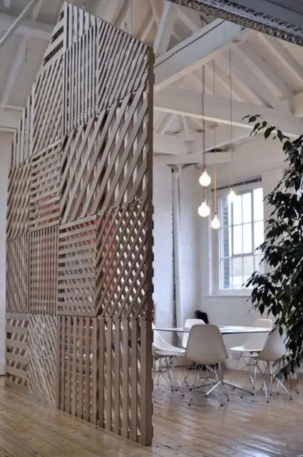 diy wood slats wall