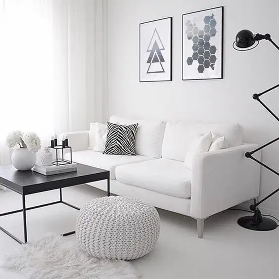 modern minimalist living room