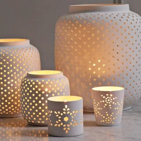 ceramic candle holder