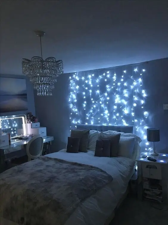 bedroom light wall