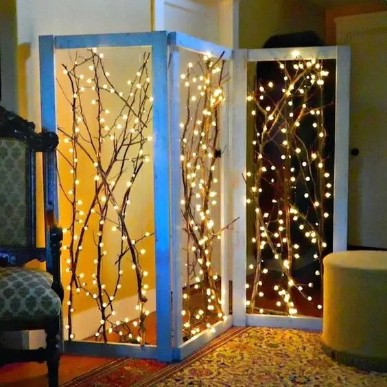 fairy light screen