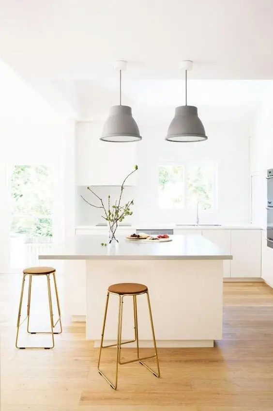 modern white kitchen