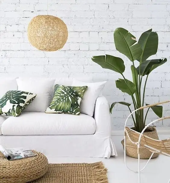 modern white living room