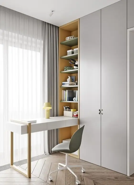 minimalist home office