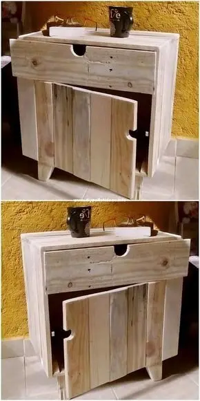 diy pallet nightstand