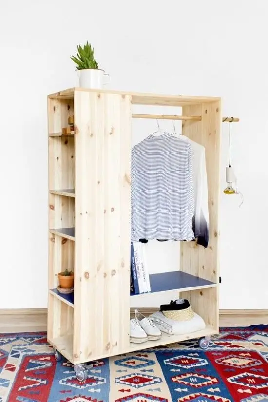 diy mini wardrobe