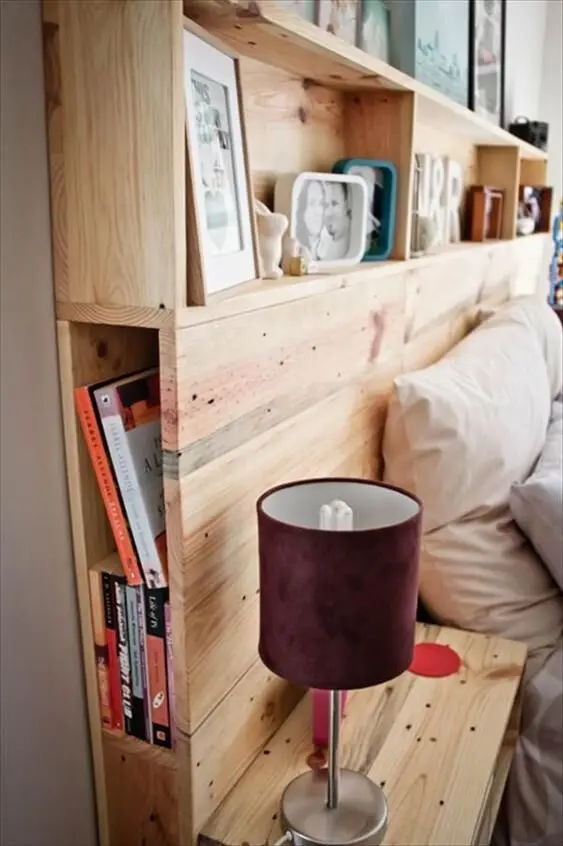 diy pallet headboard