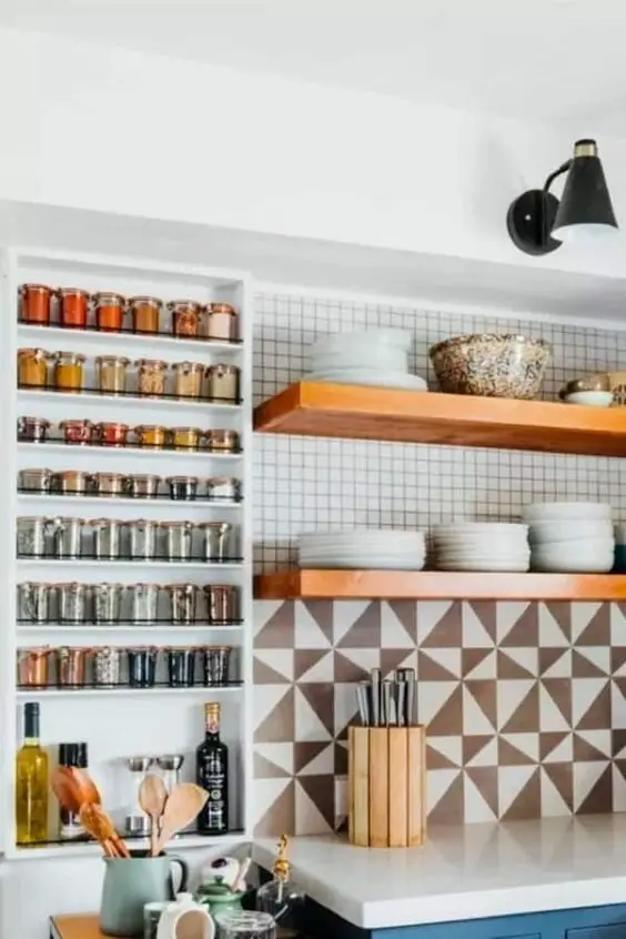 wall spice rack