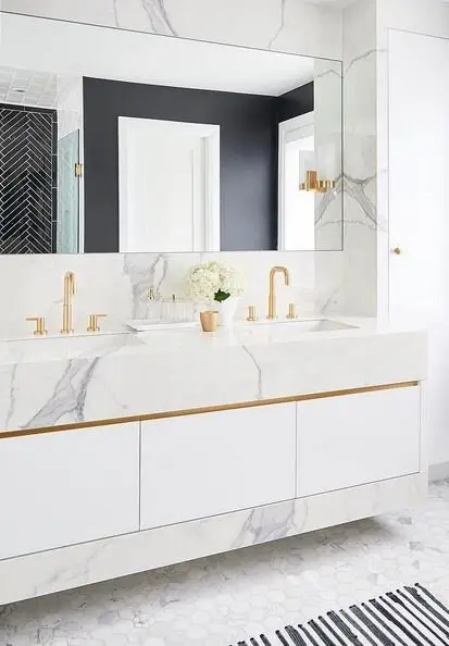 marble bathroom vanity