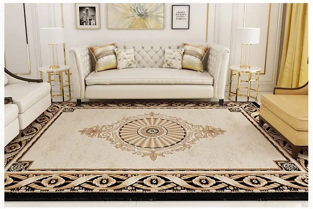 luxurious living room rug