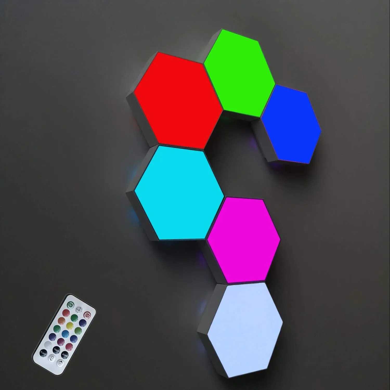 hexagon wall light