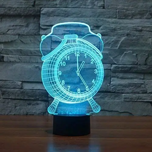 3d illusion alarm clock