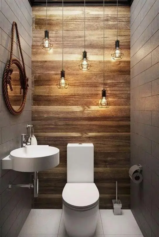 modern powder room
