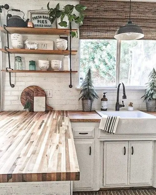 wood countertop