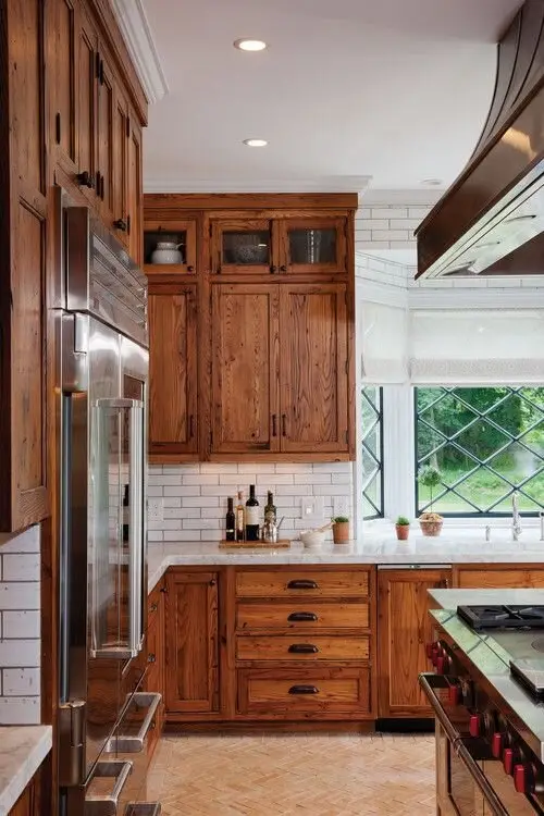 rustic modern kitchen